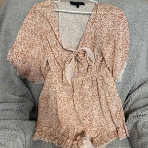 Beige small romper